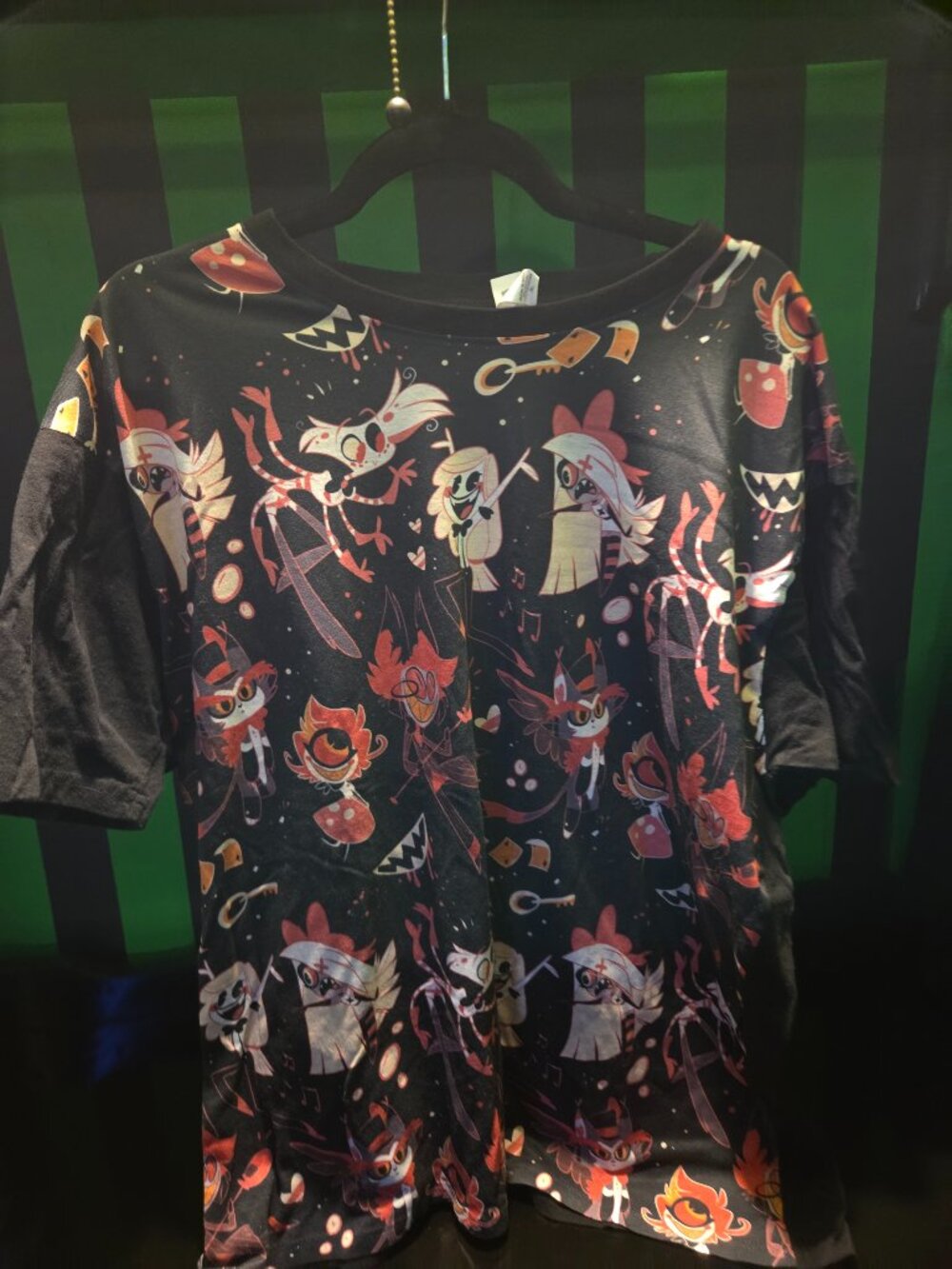 [ULTRA RARE] Official Hazbin Hotel Chibi All-Over Print Shirt - XL